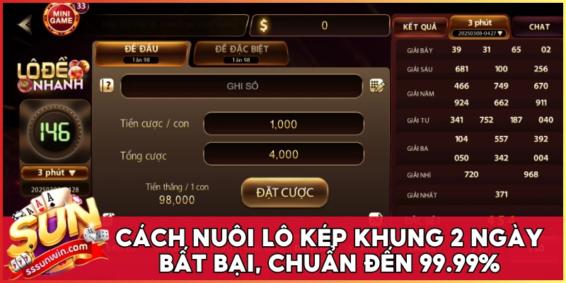 cách nuôi lô kép khung 2 ngày