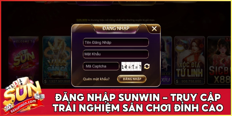 Đăng nhập Sunwin