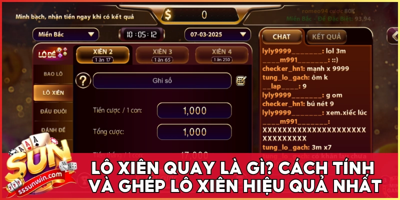 lô xiên quay là gì