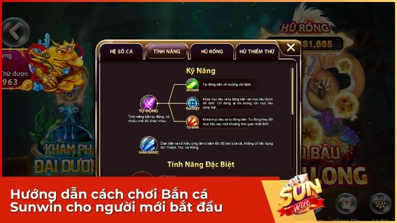 Hướng dẫn chơi "Sun Cá"