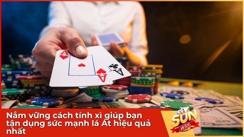 Át là lá bài biến hóa, quyết định chiến thuật và kết quả ván Xì Dách