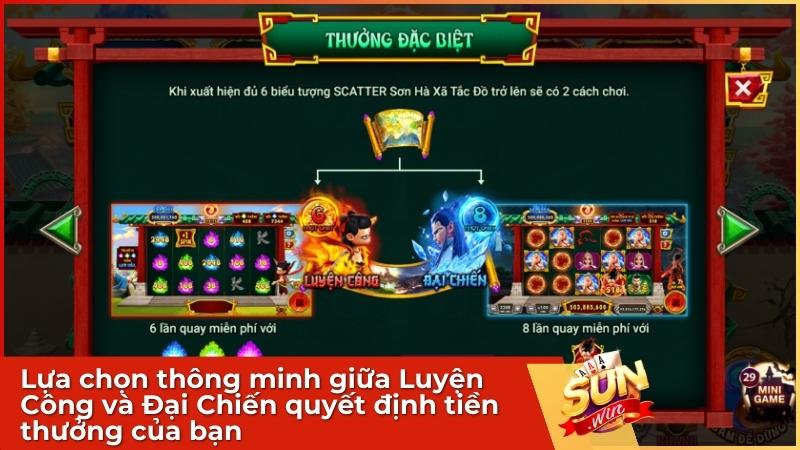 Game nổ hũ Na Tra Ma Đồng Giáng Thế Sunwin: Luật chơi & Cách săn Jackpot 3 Lựa chọn thông minh giữa Luyện Công và Đại Chiến quyết định tiền thưởng của bạn