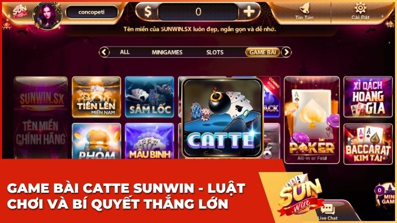 Game bài Catte tại Sunwin: Hướng dẫn luật chơi và mẹo đánh bại đối thủ 1 Game bài Catte tại Sunwin: Hướng dẫn luật chơi và mẹo đánh bại đối thủ