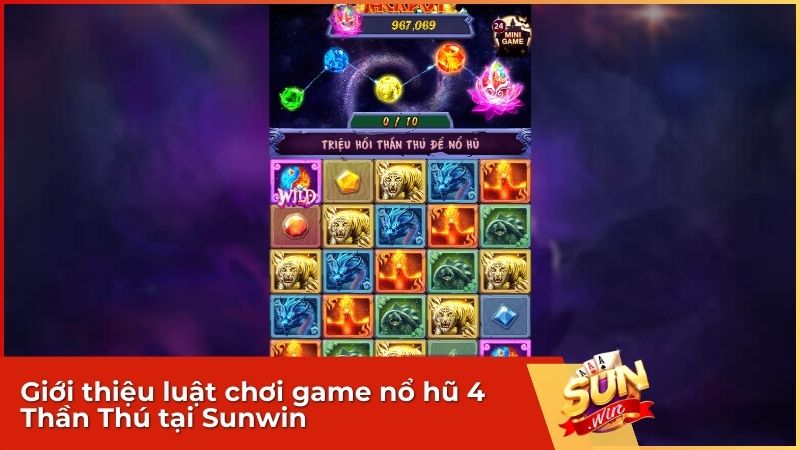 Game nổ hũ 4 Thần Thú Sunwin – Luật chơi & Bí kíp Triệu hồi Tứ Linh 1 Giới thiệu luật chơi game nổ hũ 4 Thần Thú tại Sunwin