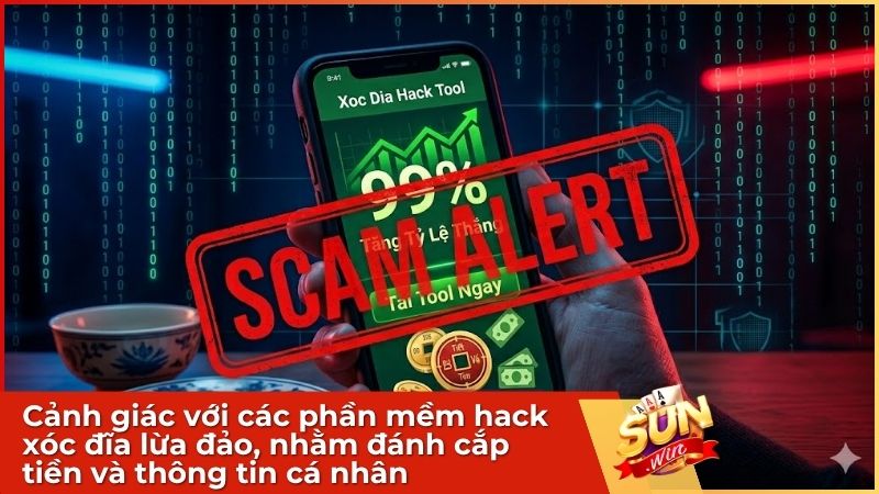 Cảnh giác với các phần mềm hack xóc đĩa lừa đảo, chiêu trò tinh vi nhằm đánh cắp tiền và thông tin cá nhân